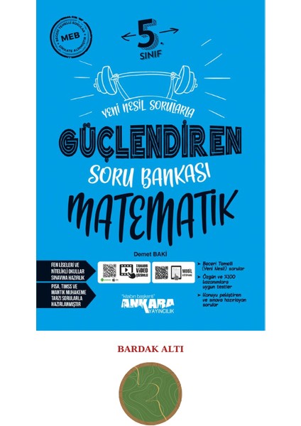 Ankara Yayıncılık 5.Sınıf  Matematik Güçlendiren Soru Bankası