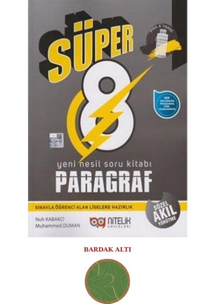 Süper 8. Sınıf Yeni Nesil Paragraf Soru Kitabı