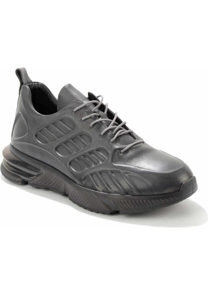 Gri Leather Erkek Sneaker E01200200303 modelleri