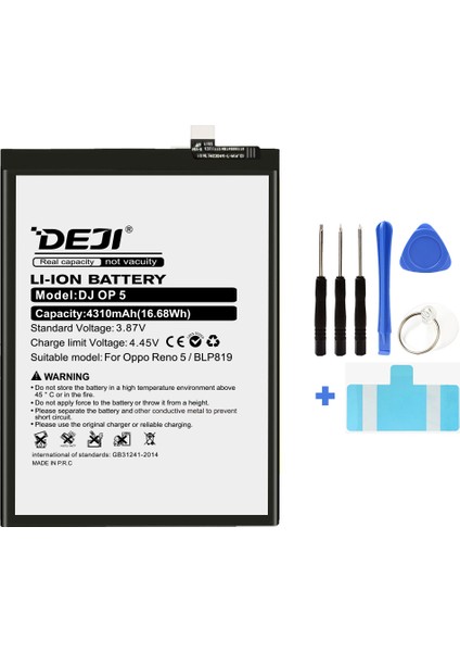 Oppo Reno 5 Uyumlu Mucize Batarya / Blp819