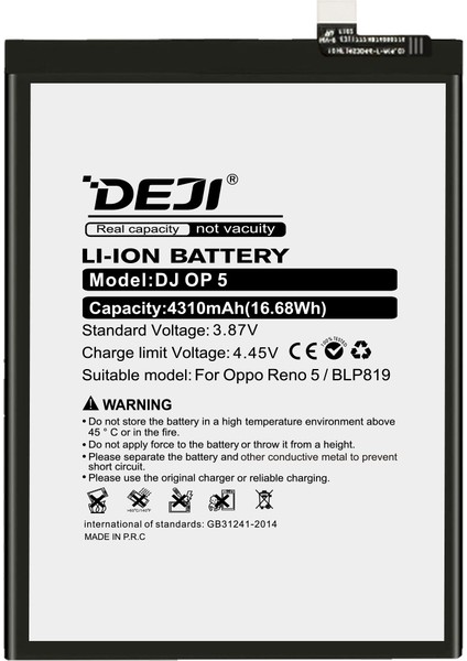 Oppo Reno 5 Uyumlu Mucize Batarya / Blp819 fiyatları