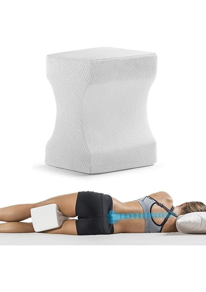 Ortopedik Bacak Arası Yastık Destek Minderi Yan Yatış Yastığı Ergonomik Hamile Posizyon Yastığı