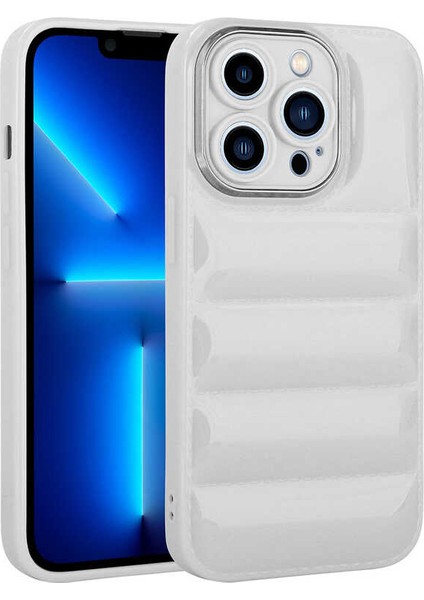 Apple iPhone 12 Pro Max Kılıf Kamera Korumalı Parlak Yumuşak Yüzey Airbag Tam Koruma Kapak