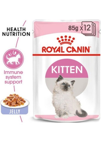85GR Kıtten Jelly Yavru Yaş Kedi Maması 12ADET fiyatları
