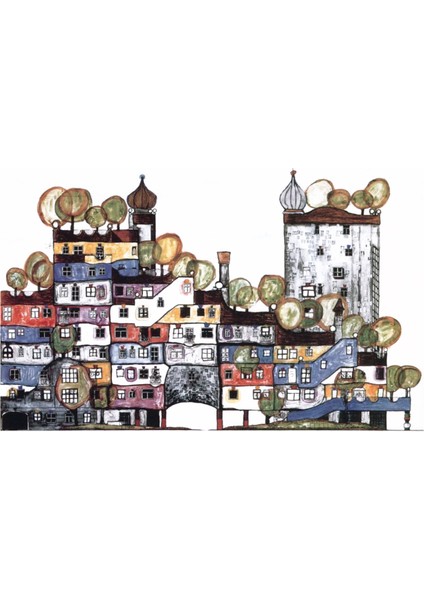 The House Of Happy Spirits: A Children’s Book Inspired By Friedensreich Hundertwasser