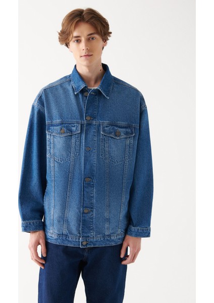 Erkek Luis Mavi 90s Jean Ceket 0110000-82418