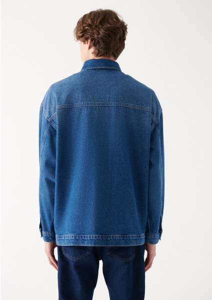 Erkek Luis Mavi 90s Jean Ceket 0110000-82418