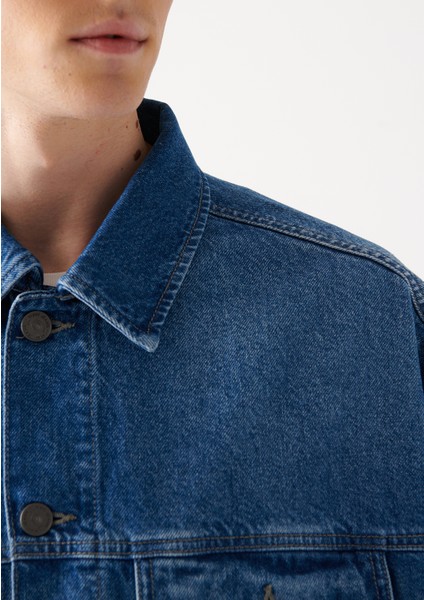 Erkek Luis Mavi 90s Jean Ceket 0110000-82418