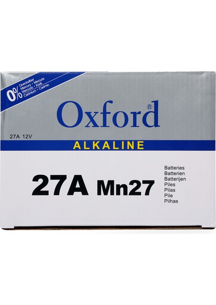 27A MN27 V27A V27GA 12 Volt Alkalin Pil 100’LÜ Paket