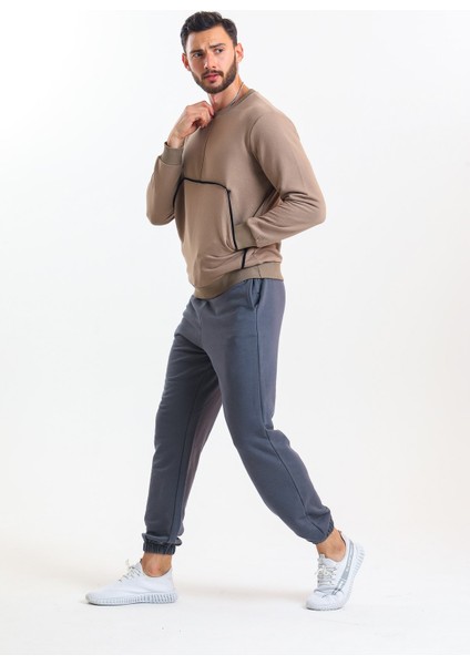 Kahverengi Kanguru Cepli Sweatshirt fiyatları