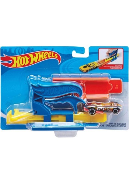 Hot Wheels Cep Araba Fırlatıcısı ve Arabası Mavi FVM08