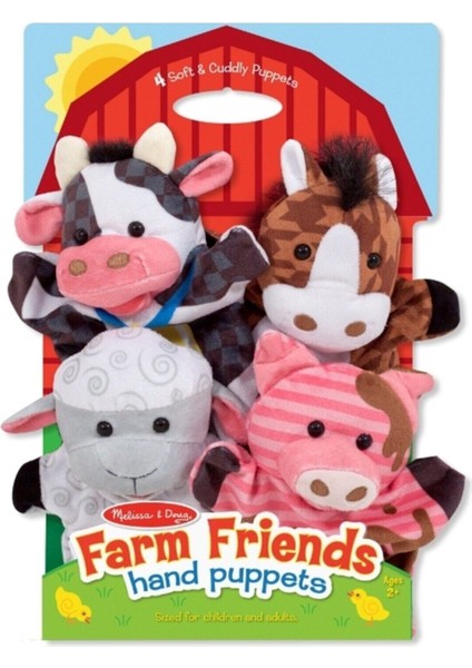 Melissa & Doug Melissa And Doug El Kukla Seti - Çiftlik Hayvanları