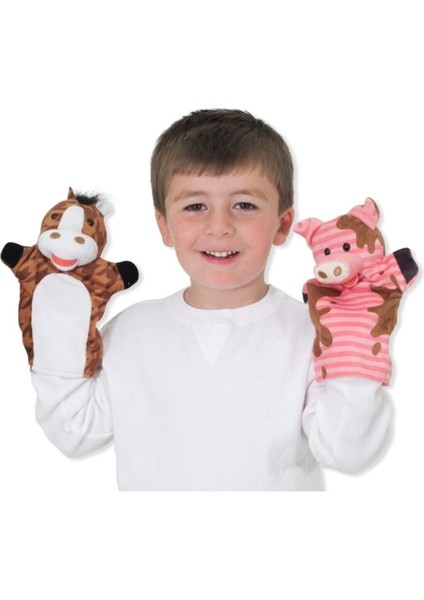 Melissa & Doug Melissa And Doug El Kukla Seti - Çiftlik Hayvanları