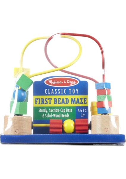 Melissa & Doug Ahşap Boncuklu Labirent /