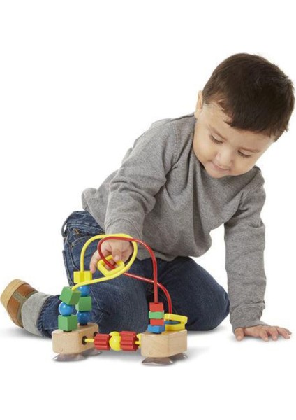 Melissa & Doug Ahşap Boncuklu Labirent /