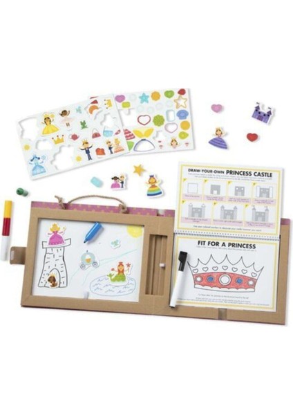 Melissa & Doug Oyna Çiz Yarat Prenses Oyuncak Seti