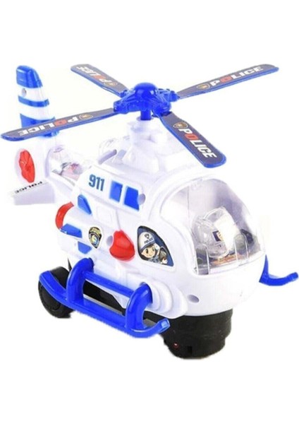 Polis Helikopteri Işıklı ve Müzikli