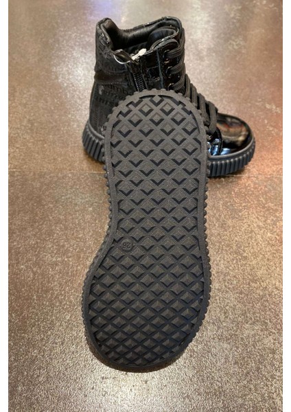 26-36 Numara Kız Çocuk Hakiki Deri Siyah Bot modelleri