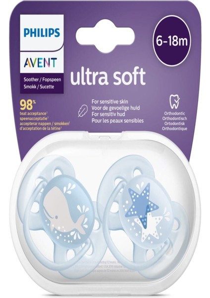 Avent Ultra Soft Emzik - 6 – 18 Erkek