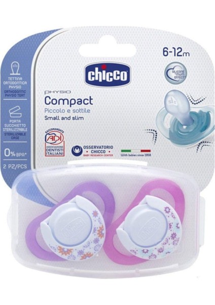 Physio Compact Silikon Emzik 2'li