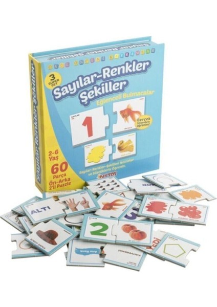 Sayılar Renkler Şekiller Bulmaca