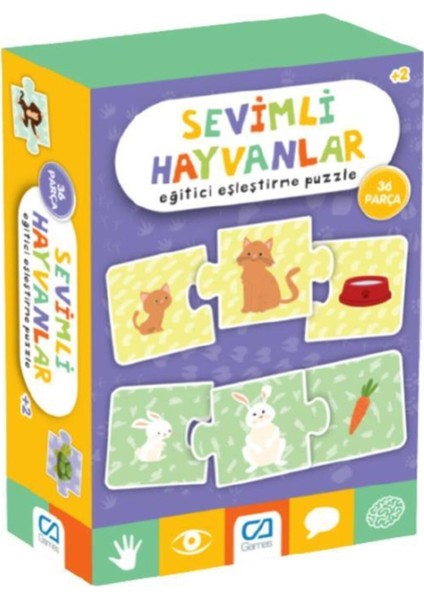 +2 Yaş Sevimli Hayvanlar 36 Parça Puzzle ()