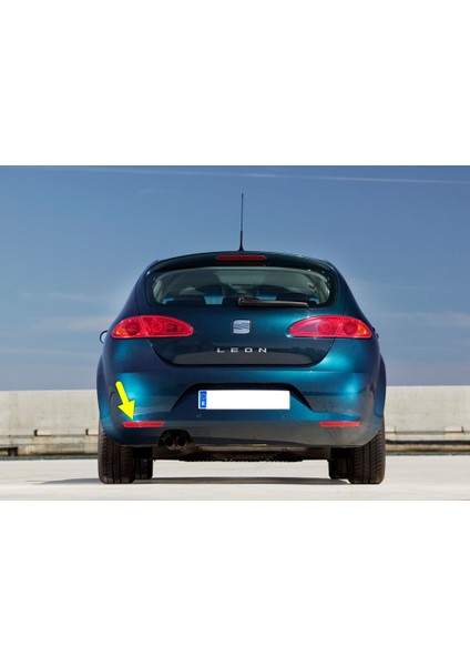 Seat Leon 2 2006-2009 Arka Tampon Sol Reflektörü Kedi Gözü Oem 1P0945105B
