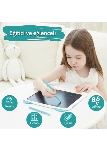 Wicue 12” Panda LCD Dijital Renkli Çizim Tableti