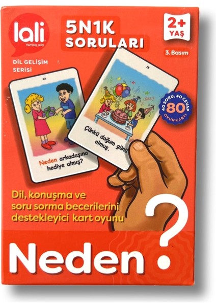 5N1K Konuşma Becerisine Destek Neden Kart Oyunu