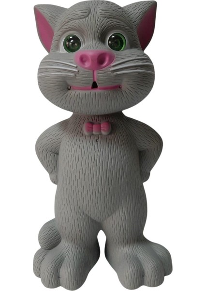 EC Shop Royal Shop Konuşan Kedi Tom Ses Kaydeden Müzikli 23 cm Talking Tom Cat RS55876