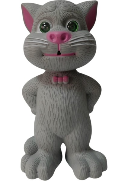 Tom Cat Konuşan Kedi Tom Ses Kaydeden Müzikli 23 cm Talking