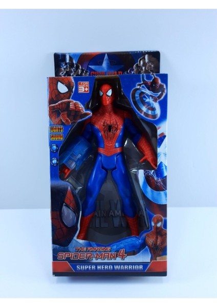 Dilbazshop Sesli Işıklı Konuşan Spider Man Örümcek Adam Figür