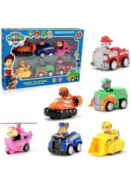 Paw Patrol Oyuncak 6 Lı Set