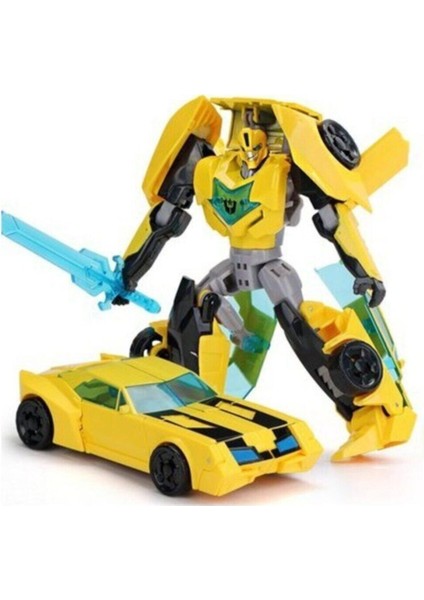 Kdd Transformers Tarzında Optimus Prime Bumblebee Grimlock Dönüşen Robot Araba