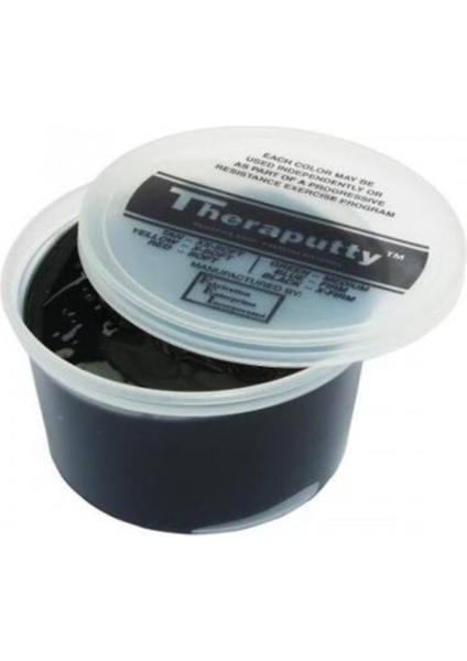 Cando Theraputty El Egzersiz Hamuru Siyah Çok-Sıkı