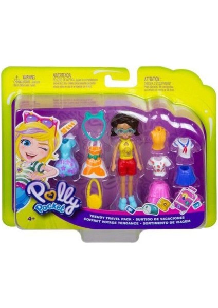 Polly Pocket Seyahatte Oyun Seti Kahverengi Saçlı GFT93