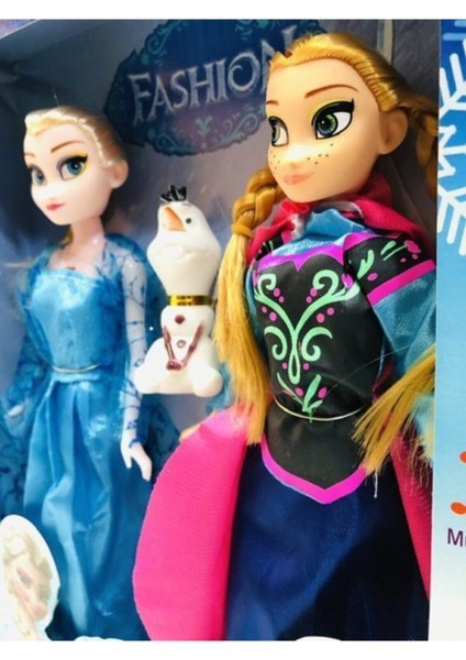 Oyuncakchi Frozen Karlar Ülkesi Elsa Anna ve Olaf Müzikli Şarkı Söyleyem Et Bebek