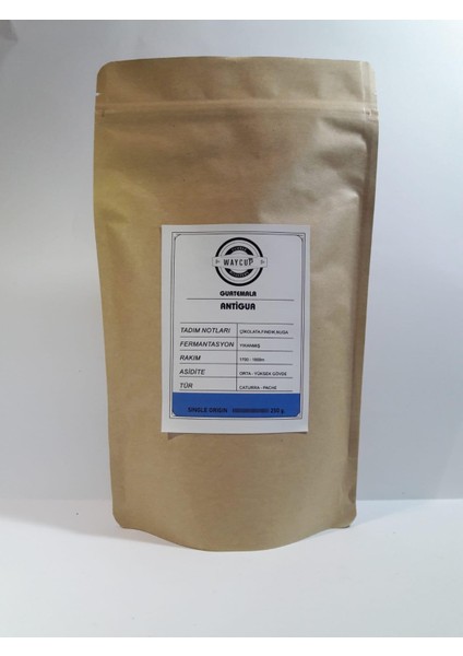 Waycup Coffee Guatemala Antigua Çekirdek Kahve 500GR