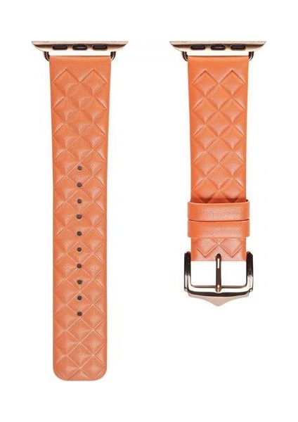Polham Businessloop Gerçek Deri Apple Watch 38-40-41MM Için Kordon Kayış, Tüm Ciltlere Uyumlu Kayış