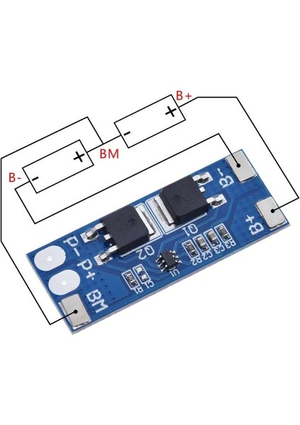 2s 8A Li-Ion 7.4V 8.4V Bms