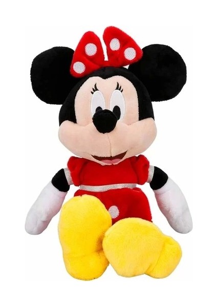 Minnie Kırmızı Elbiseli Peluş 30 cm