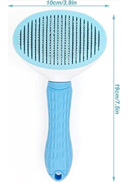 Kedi Tarağı Kedi Fırçası Otomatik Temizlenen Kedi Köpek Fırçası Kedi Köpek Tarağı Evcil Hayvan (Mavi) fiyatları