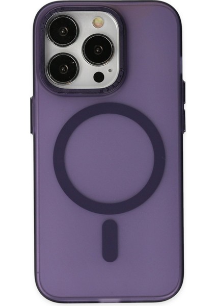 Iphone 14 Pro Max Kılıf Magsafe Sert Mika Lodos + Ekran Koruyucu Nano