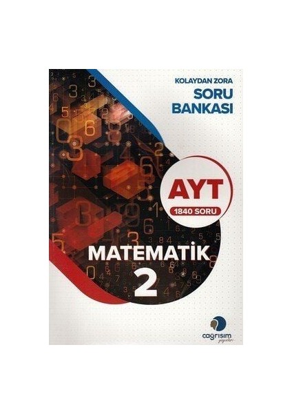 Çağrışım Yayınları Ayt Matematik 2 Soru Bankası Kolaydan Zora 1840 Soru