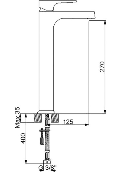 Aqua Çanak Tipi Krom Lavabo Bataryası fiyatları