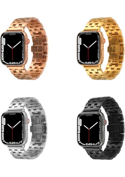 Kip GSM Apple Watch 42MM 44MM 45MM 49MM 1/2/3/4/5/6/se/7/8/ultra Kordon Klipsli Metal Klasik Kordon