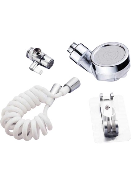 Spiral Hortumlu Ayarlanabilir Hareketli Banyo Mutfak Lavabo Musluk Duş Başlığı