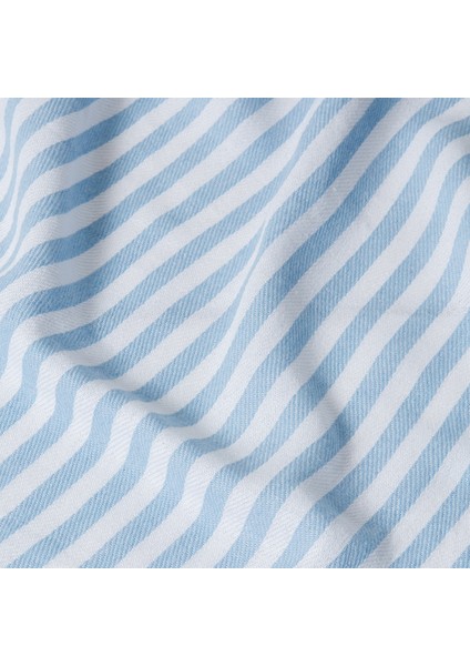 Akasya %100 Pamuk Plaj Havlusu, Hamam Peştamal, Banyo Havlusu, Misafir Havlusu, Havuz Havlusu, Spa Havlusu (90X190 Cm, Bebe Mavi)