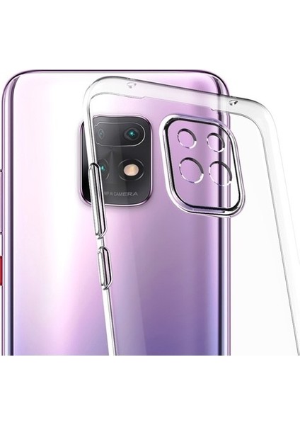 Xiaomi Redmi Note 9 Pro Lux Seri Kamera Korumalı Şeffaf Kılıf