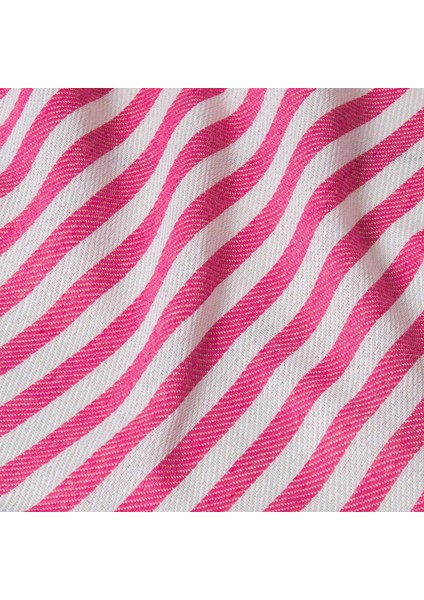 Akasya %100 Pamuk Plaj Havlusu, Hamam Peştamal, Banyo Havlusu, Misafir Havlusu, Havuz Havlusu, Spa Havlusu (90X190 Cm, Pembe)